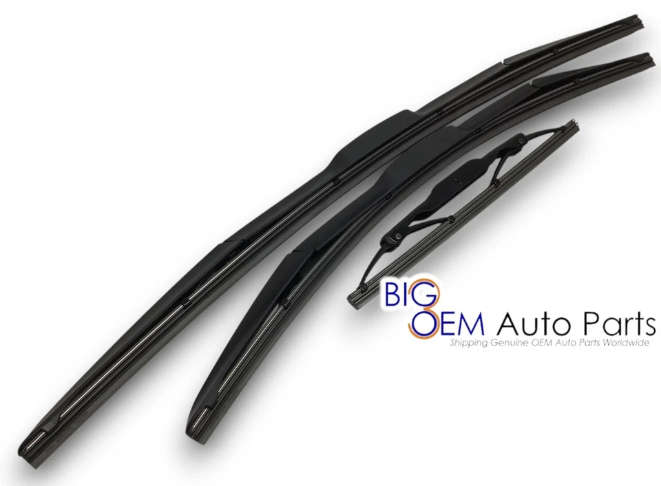 GMC Acadia 2017-2023 pasajero delantero conductor ventana trasera juego de limpiaparabrisas nuevo OEM Foto 1 de 4