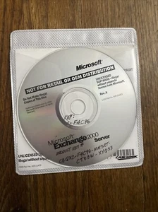 Microsoft Exchange 2000 Server CD and Product Key - Picture 1 of 2