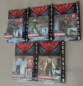 ToyBiz Spider-Man Movie Action Figures Complete Series 1 Set of 5 NEW - Picture 1 of 24