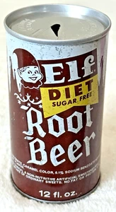 1970’s Pixie “Elf”-Diet Sugar Free-Root Beer-Minnesota-12 oz-Steel Soda-Pop Can - Picture 1 of 6