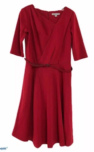 Danny&Nicole Wrap V Neck Dress Size 12 NWT - Picture 1 of 7