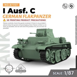 SS87707 Modelo Militar Ferroviario Escala 1/87 HO Alemán Pz.Kpfw. I Ausf. RESINA C 3D - Imagen 1 de 5