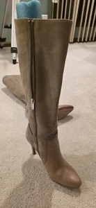 Coach Ursala Knee 7.5B High Stiletto Leather Suede Boots - Picture 1 of 10