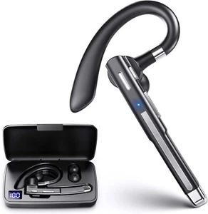 🔥🔥EUQQ YYK-520 Bluetooth Headset, Wireless Business Headset w/ Microphone🔥🔥 - Picture 1 of 8