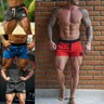 Mens Fit Short New Bodybuilding Workout Muscle Gym Running Tight Lifting Shorts
