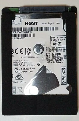NEW - OEM Original Asus X555D 500GB Hard Disk Drive HGST Z5K500-500 AMD Models - Image 1 of 4