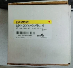 BUSSMANN ENF32E-6PBJB 30A 3 POLE ENCLOSED DISCONNECT NEW!! WOW!! - Picture 1 of 2