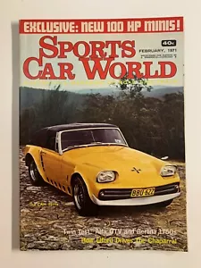 Vintage Australia's Sports Car World Magazine *February 1971 *100 HP Mini's - Picture 1 of 6
