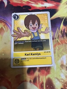 Digimon Card Game Kari Kamiya BT2-087 Rare LP-NM TCG Special Release Booster