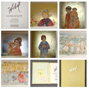 NEVER USED Edna Hibel Museum Suite, (6) Signed Numbered Lithographs, COA 334/375 - Picture 1 of 22