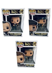 The Godfather 50th Anniversary Funko Pop Set Vito Sonny & Michael Corleone - Picture 1 of 5