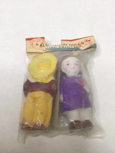 Vintage Bisque Penny Doll American Indian 3.5” Japan - Picture 1 of 8