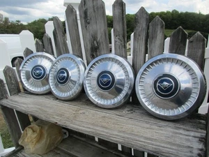 1961-1965 CHEVY CORVAIR/NOVA/CHEVY II HUBCAPS - Picture 1 of 6