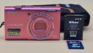 Nikon Coolpix S6200 16MP Digital Camera. Pink. - Picture 1 of 15