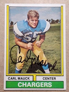 Topps 1974 automático - Carl Mauck #477 - Imagen 1 de 1