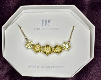 Bomb вечеринки OG ожерелье «Жасмин ожерелье» NK47520 лимон CZ золотое покрытие - Изображение 1 из 4