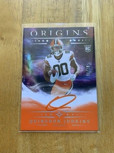 Quinshon Judkins 2025 Origins Rookie Orange On Card Auto /75 - Browns - Picture 1 of 2