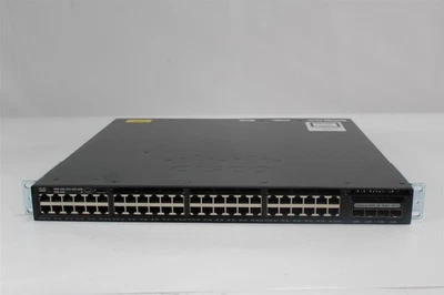 Cisco WS-C3650-48PS-L Catalyst 3650 48 Port PoE+ Gigabit Switch - Image 1 of 4