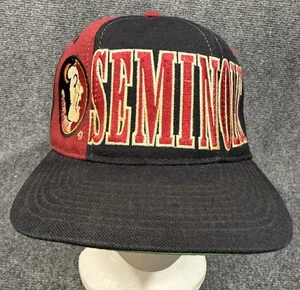 Vintage Florida State Seminoles Mütze SnapBack Starter 90’s Colorblock Wolle - Bild 1 von 13