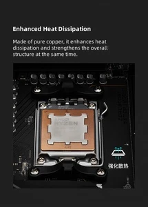 AM5 CPU Guard Metal Thermal Pad Cooling Paste CPU Protector For AMD 7950X 7600X - Afbeelding 1 van 8