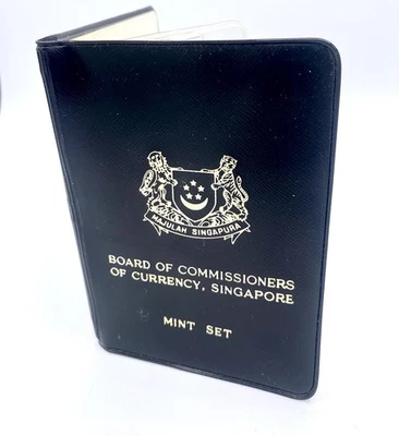 1969 Singapore Mint 6 Coin Set Original Issue Wallet - Image 1 of 4