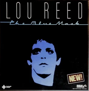 Póster promocional de álbum original de 1981 vintage de Lou Reed The Blue Mask - Imagen 1 de 1