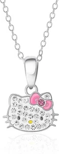 Collana donna Hello Kitty Sanrio in argento sterling 18" - Foto 1 di 2