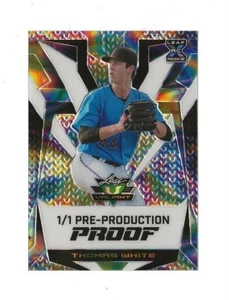 2024 Leaf Valiant Baseball THOMAS WHITE #1/1 Pre-Prod Proof MARLINS RC #1/1 - Bild 1 von 2