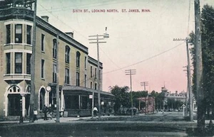 Imán de nevera St. James MINN Street Scene - Imagen 1 de 1