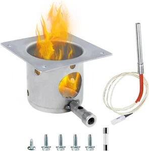 304 Stainless Steel Fire Burn Pot and Hot Rod Ignitor Kit for Traeger Pit Boss - Picture 1 of 12