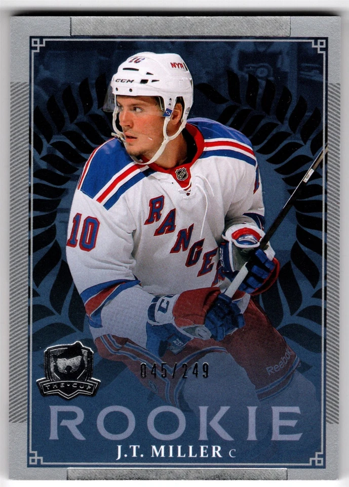 2013-14 Upper Deck The Cup Rookie J.T. MILLER #92 #45/249 New York Rangers UD RC - Image 1 of 1