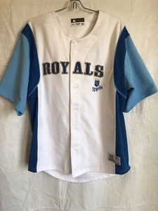 👑KANSAS CITY ROYALS TRUE FAN MLB BASEBALL JERSEY MENS - L 42-44 - Picture 1 of 10