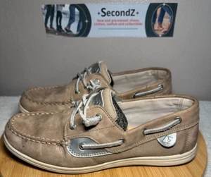 Sperry Top-Sider Billfish 3 occhi marrone/argento donna taglia 9 W ST85416 - Foto 1 di 8