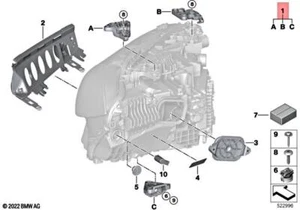 Genuine BMW BMW I M3 G22 G23 G26 G80 G81 Headlight Repair kit Right 63119851054 - Picture 1 of 1