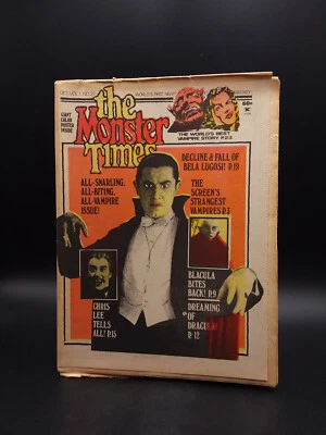 The Monster Times newspaper #27 October 1973 Dracula with Poster by Neal Adams - Image 1 of 4