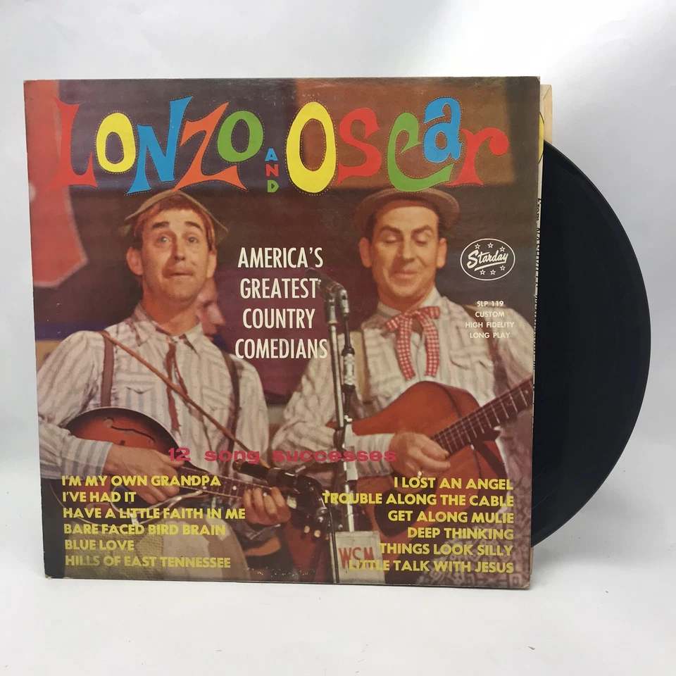 LONZO and OSCAR-America's Greatest Country Comedians-1960 starday-119-VG - Image 1 of 1