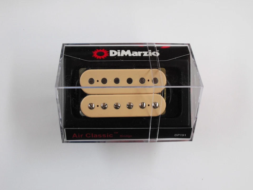 DiMarzio  Regular Spaced Air Classic Neck Creme W/Chrome Poles DP 190 - Image 1 of 1