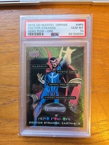 2015 Upper Deck Marvel Vibranium Dr. Strange Hero Pow-Ore PSA 10 Gem Mint - Picture 1 of 2