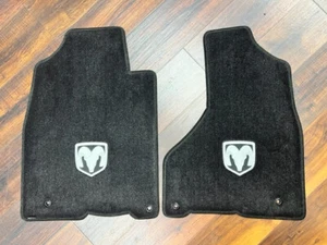 LOGO Lloyd Mats Ultimat Dark Slate Front Floor Mats for Dodge Ram 1500 2012.5-18 - Picture 1 of 7