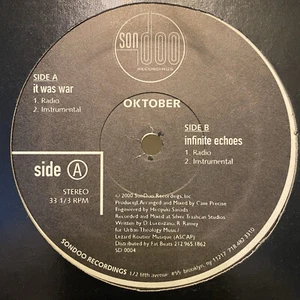 OKTOBER - IT WAS WAR / INFINITE ECHOES (12") 2000!!! RARE!!! CAVE PRECISE!!! - Picture 1 of 2