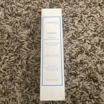 Suero reponedor de humedad Farsali Quench cuidado de la piel tamaño completo 30 ml 1 oz nuevo Foto 1 de 3