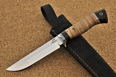 Elmax ROSTFREI Outdoor Messer Nazarov Knives Russland Handarbeit HRC62 Ирбис - Bild 1 von 4