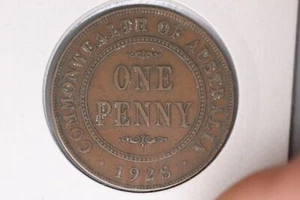 1928 - Australia - Penny - KGV - Open '8' & '2' - VF / Grotty - Picture 1 of 3