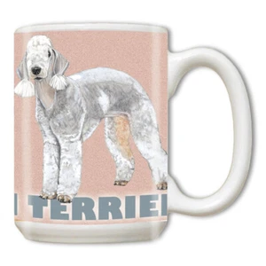 Bedlington Terrier Ceramic Coffee Mug Tea Cup 15 oz - Picture 1 of 2