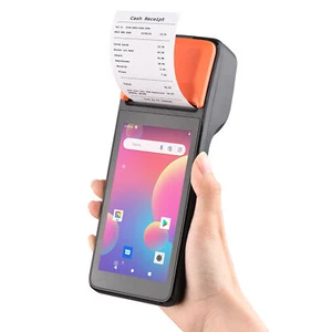 Handheld POS Receipt Printer Android 8.1 1D/2D Barcode PDA R0W5 - Picture 1 of 11