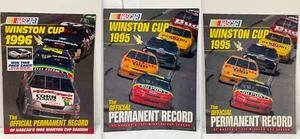 Lot of 3 Permanent Record Magazine Winston Cup NASCAR Stock Car Racing 1995 1996 - Picture 1 of 20
