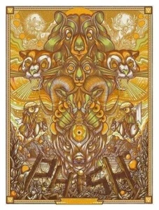 🎶 Poster Phish 2018 Dick’s 🦁 Drew Millward 🧡 Edizione Arancione #220/950 🔥 RARO! - Foto 1 di 1