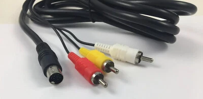USA SELLER: New Sega Genesis 2 Composite AV Cable TV Cord MK-1631