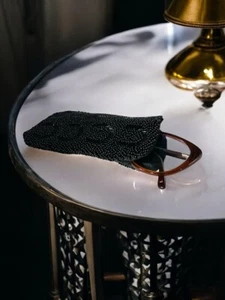 Art Deco Beaded Glasses Case - Picture 1 of 11