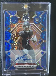 2023 Mosaic Bijan Robinson RC Falcons Rookie Auto Freshly Pulled! - Picture 1 of 2
